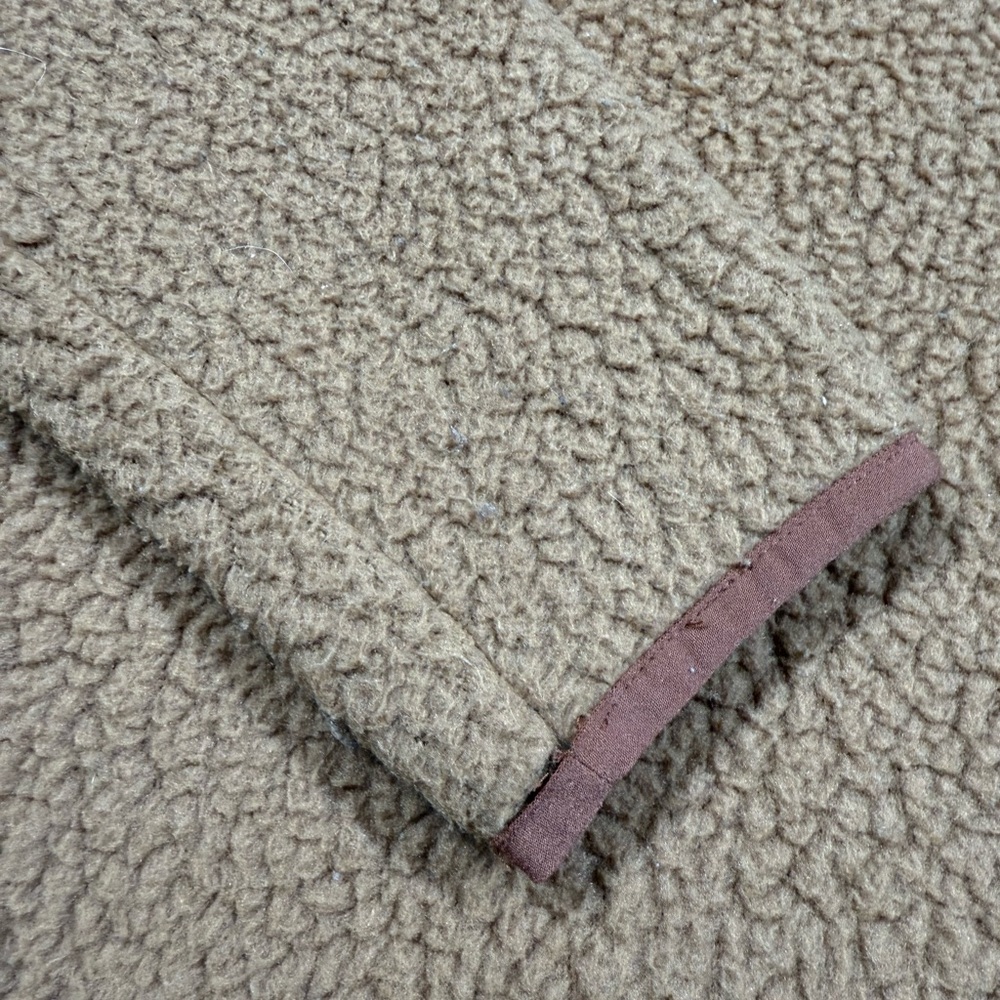 Patagonia Womens Retro Pile Marsupial Brown Pull Over 1/2 Zip Sweater READ M - Picture 2 of 9